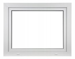 ALUCON OKNO PCV 900x700 / 900 x 700 mm Plastikowe 90x70 cm Białe Lewe