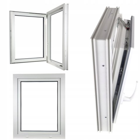 OKNO PCV 700 x 1200 RU/L BIAŁE TRZY SZYBY OKNO PCV 700 x 1200 RU/L BIAŁE TRZY SZYBY