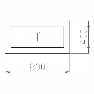 OKNO PCV 80 X 40 / 800 x 400 FIX 1 X CIEMNY DĄB OKNO PCV 80 X 40 / 800 x 400 FIX 1 X CIEMNY DĄB