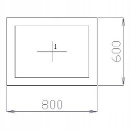 OKNO PCV 80 X 60 / 800 x 600 FIX 2 X ZŁOTY DĄB