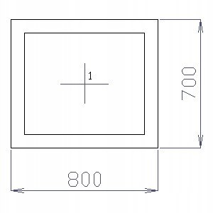 OKNO PCV 80 X 70 / 800 x 700 FIX 2 X ANTRACYT OKNO PCV 80 X 70 / 800 x 700 FIX 2 X ANTRACYT