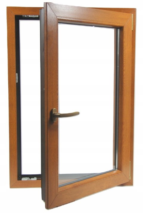 OKNO PCV 80 x 110 / 800 x 1100 RU 2 x ZŁOTY DĄB OKNO PCV 80 x 110 / 800 x 1100 RU 2 x ZŁOTY DĄB