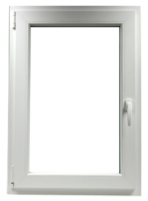 ALUCON OKNO PCV 60x70 / 600x700 mm Białe RU Lewe 2 Szyby 58mm