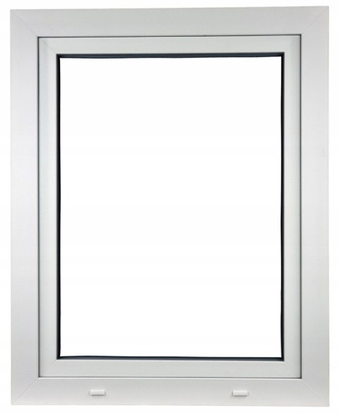 ALUCON OKNO PCV 60x70 / 600x700 mm Białe RU Lewe 2 Szyby 58mm