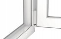 ALUCON OKNO PCV 60x70 / 600x700 mm Białe RU Lewe 2 Szyby 58mm
