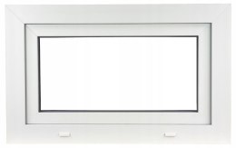 OKNO PCV 90x60 / 900x600 UCHYLNE BIAŁE 2 Szyby 71mm