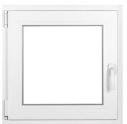 ALUCON OKNO PCV 100x100 / 1000x1000 mm Białe RU Lewe 2 Szyby 70mm