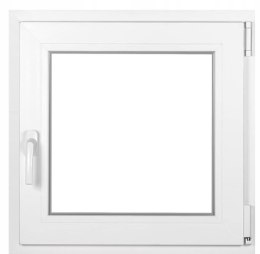 ALUCON OKNO PCV 100x100 / 1000x1000 mm Białe RU Prawe 2 Szyby 70mm