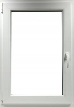 ALUCON OKNO PCV 100x130 / 1000x1300 mm Białe RU Lewe 2 Szyby 70mm