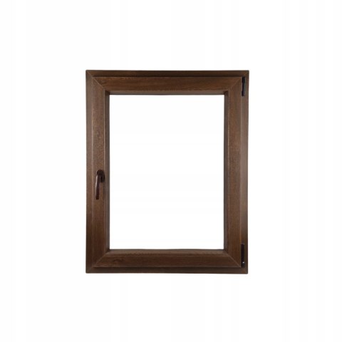 ALUCON OKNO PCV 800 x 1200 mm / 80x120 cm Dwustronny Orzech Prawe