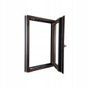 ALUCON OKNO PCV 800 x 1200 mm / 80x120 cm Dwustronny Orzech Prawe