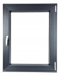 ALUCON OKNO PCV 1000 x 1200 mm / 100x120 cm Dwustronny Antracyt Prawe
