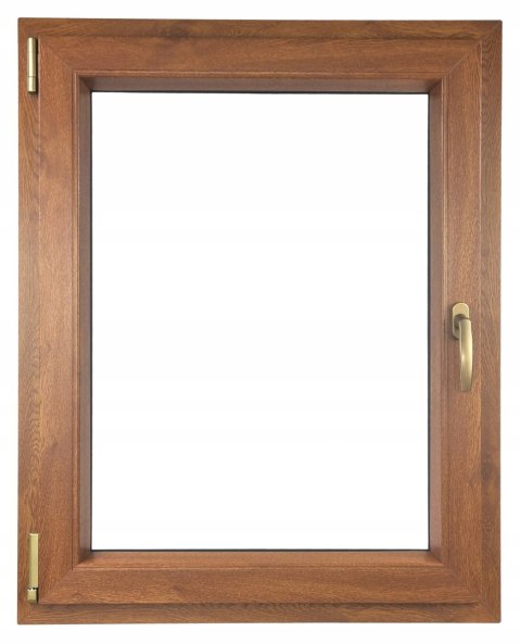 ALUCON OKNO PCV 1000 x 1300 mm / 100x130 cm Dwustronny Złoty Dąb Lewe