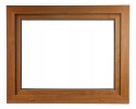ALUCON OKNO PCV 1100 x 700 mm / 110x70 cm Dwustronny Złoty Dąb Lewe