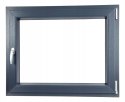 ALUCON OKNO PCV 1200 x 700 mm / 120x70 cm Dwustronny Antracyt Prawe