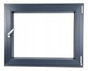 ALUCON OKNO PCV 1200 x 700 mm / 120x70 cm Dwustronny Antracyt Prawe