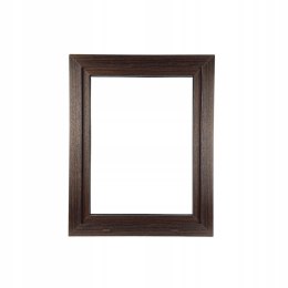 ALUCON OKNO PCV 1000 x 1100 mm / 100x110 cm Zewnętrzny Ciemny Dąb Lewe