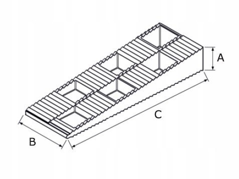 Kliny montażowe do Okien Drzwi Paneli Plastikowe 15X45X95 M 500 szt