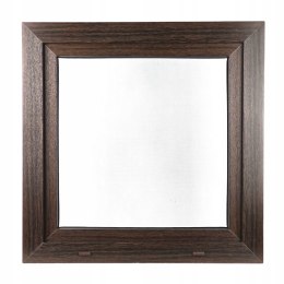 ALUCON OKNO PCV 1000 x 1000 mm / 100x100 cm Zewnętrzny Ciemny Dąb Prawe