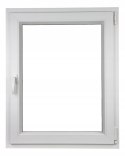 ALUCON OKNO PCV 1000 x 1200 mm / 100x120 cm Zewnętrzny Ciemny Dąb Prawe