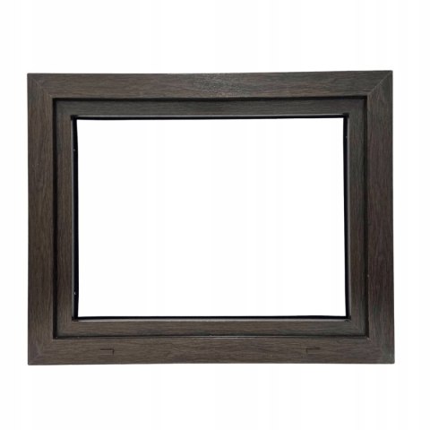 ALUCON OKNO PCV 1000 x 800 mm / 100x80 cm Zewnętrzny Ciemny Dąb Lewe