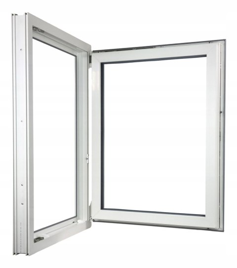 ALUCON OKNO PCV 1000 x 1200 mm / 100x120 cm Zewnętrzny Antracyt Prawe