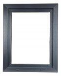 ALUCON OKNO PCV 1000 x 1400 mm / 100x140 cm Zewnętrzny Antracyt Prawe