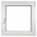 ALUCON OKNO PCV 1100 x 1100 mm / 110x110 cm Zewnętrzny Antracyt Prawe