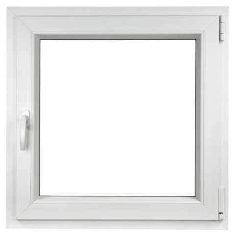 ALUCON OKNO PCV 1100 x 1100 mm / 110x110 cm Zewnętrzny Antracyt Prawe