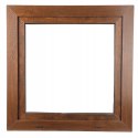 ALUCON OKNO PCV 1000 x 1000 mm / 100x100 cm Zewnętrzny Orzech Prawe