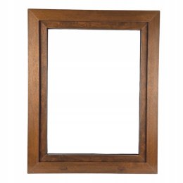 ALUCON OKNO PCV 1000 x 1300 mm / 100x130 cm Zewnętrzny Orzech Lewe