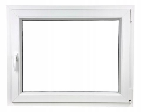 ALUCON OKNO PCV 1200 x 900 mm / 120x90 cm Zewnętrzny Orzech Prawe