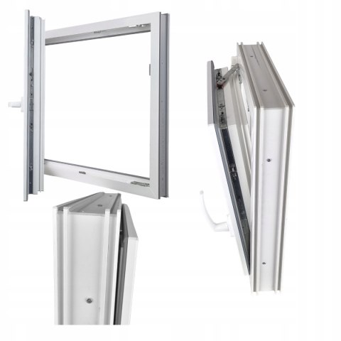 ALUCON OKNO PCV 900 x 1400 mm / 90x140 cm Zewnętrzny Złoty Dąb Lewe