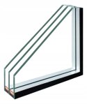 OKNO PCV 900 x 900 RU/L BIAŁE TRZY SZYBY
