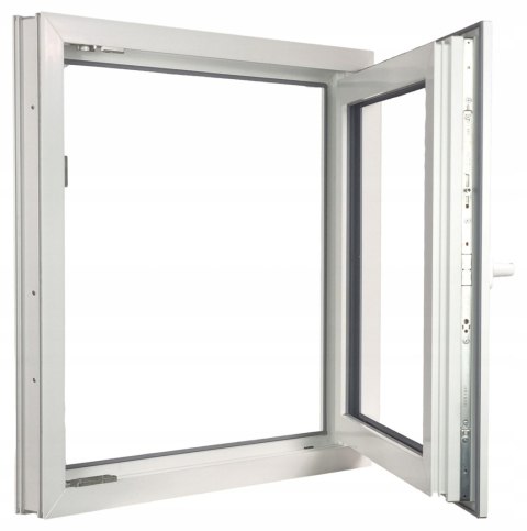 OKNO PCV 900 X 900 RU/P BIAŁE TRZY SZYBY