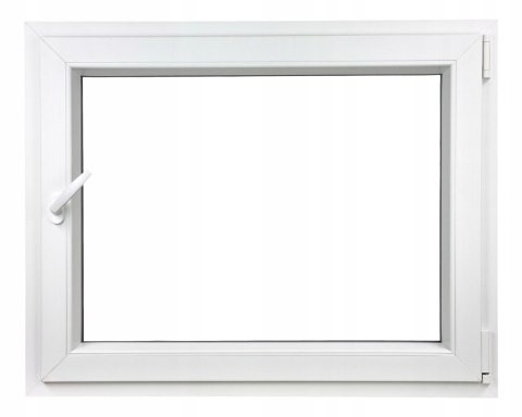OKNO PCV 700 X 600 RU/P BIAŁE TRZY SZYBY