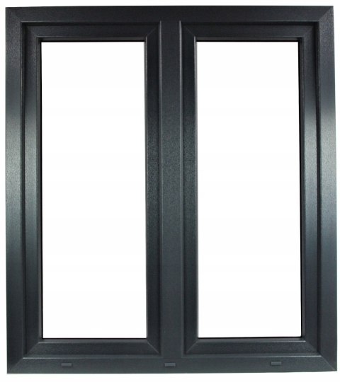 OKNO PCV 120 x 120 / 1200 x 1200 RU/R 1 X ANTRACYT